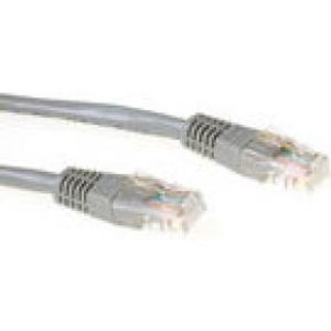 ACT Grijze 2 meter U/UTP CAT6 patchkabel met RJ45 connectoren
