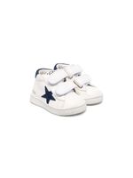 Golden Goose Kids baskets June à fermeture scratch - Blanc