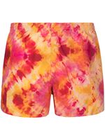 Timo Trunks short de bain Shibori - Rouge