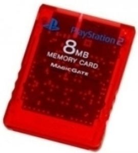 Sony PS2 Memory Card (Red)