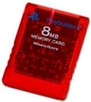 Sony PS2 Memory Card (Red) - thumbnail