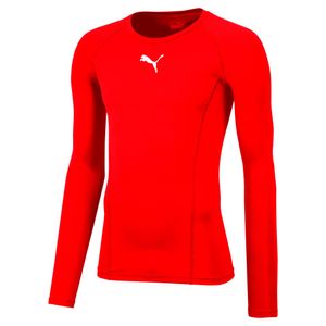 PUMA LIGA Ondershirt Lange Mouwen Rood