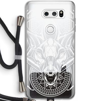 Oh Deer: LG V30 Transparant Hoesje met koord