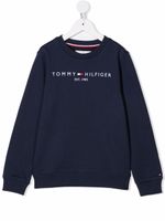 Tommy Hilfiger Junior sweat à logo - Bleu