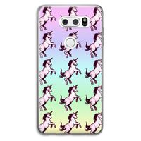 Musketon Unicorn: LG V30 Transparant Hoesje