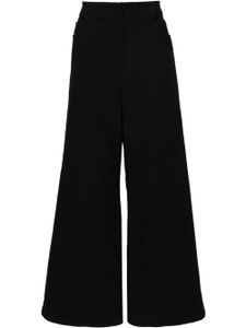 Juun.J pantalon ample à taille ceinturée - Noir