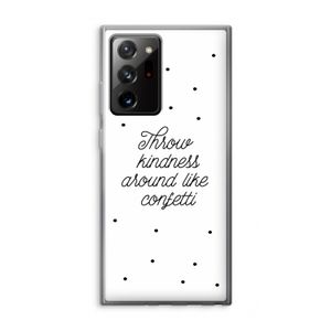 Confetti: Samsung Galaxy Note 20 Ultra / Note 20 Ultra 5G Transparant Hoesje