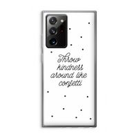 Confetti: Samsung Galaxy Note 20 Ultra / Note 20 Ultra 5G Transparant Hoesje