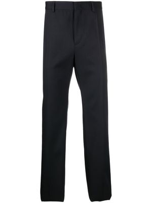 Valentino Garavani pantalon de costume à plis marqués - Bleu
