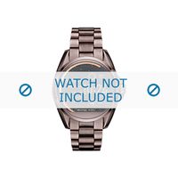 Michael Kors horlogeband MKT5007 Staal Bordeaux 22mm - thumbnail