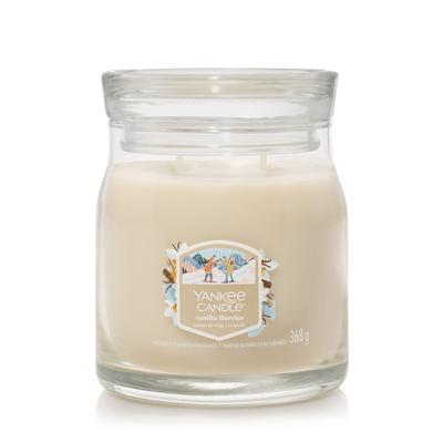 Yankee Candle Vanilla flurries signature medium jar