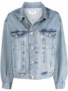 AGOLDE veste en jean à effet délavé - Bleu