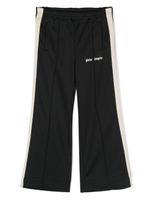 Palm Angels Kids pantalon de jogging à coupe ample - Noir