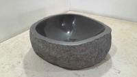 Flussstein Waschschale RM231104, 41x40x15 cm Flussstein Waschschale RM231104, 41x40x15 cm