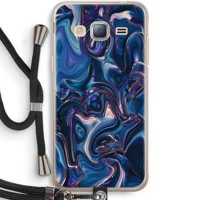 Mirrored Mirage: Samsung Galaxy J3 (2016) Transparant Hoesje met koord