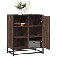 Dressoir 62x35x76 cm bewerkt hout bruin eikenkleur