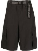 Off-White short de sport à ceinture Industrial - Noir