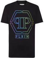 Philipp Plein t-shirt Hexagon à ornements strassés - Noir