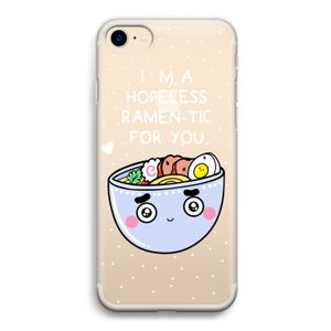 I'm A Hopeless Ramen-Tic For You: iPhone 7 Transparant Hoesje