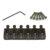 Graph Tech String Saver PG-8000-0B Brushed Steel Black brugzadels voor ST- en TE-stijl gitaar (set van 6)