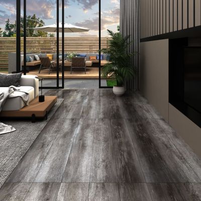 VidaXL Vloerplanken zelfklevend 5,21 m² 2 mm pvc gestreept hout
