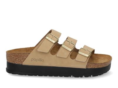 Birkenstock Florida III rap flex platform sandcastle Beige maat 39