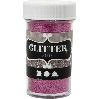 Creativ Company Glitter, roze, 20 gr/ 1 doosje