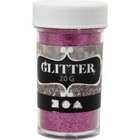 Creativ Company Glitter, roze, 20 gr/ 1 doosje