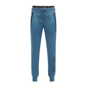 WE Fashion Salty Dog slim fit joggingbroek grijsblauw