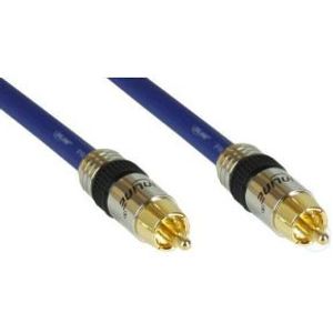 InLine 4043718081929 audio kabel 2 m RCA Blauw