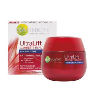 Garnier Skinactive Face Skin Naturals - UltraLift Anti-Rimpel Nachtcrème SPF15 - 50ml - Nachtcrème