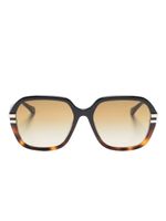 Chloé Eyewear lunettes de soleil carrées West - Marron Chloé Eyewear lunettes de soleil carrées West - Marron