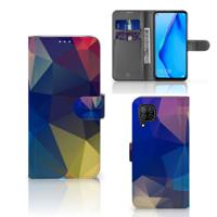 Huawei P40 Lite | Book Case | Polygon Dark