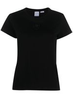 PINKO t-shirt en coton à logo brodé - Noir