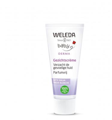Baby witte malva sensitive gezichtscreme