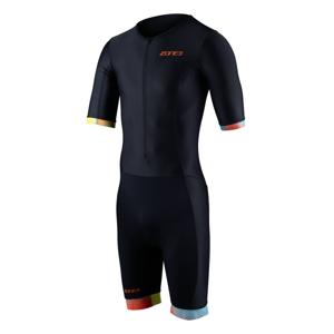 Zone3 Activate plus korte mouw trisuit zwart/neon heren M