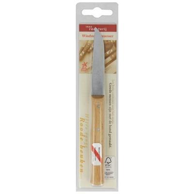 Metaltex molenmes schilmes 8.5 cm hout/rvs