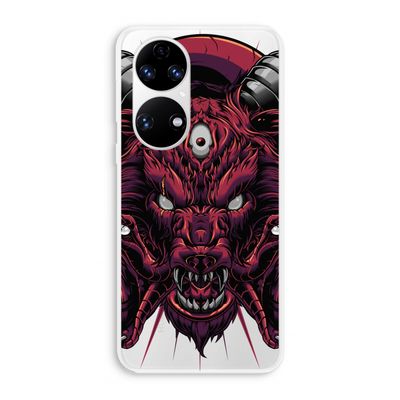 Hell Hound and Serpents: Huawei P50 Transparant Hoesje