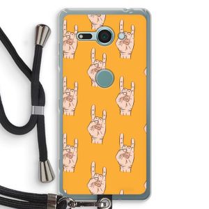 Rock: Sony Xperia XZ2 Compact Transparant Hoesje met koord