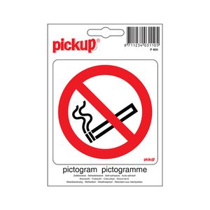 Pictogram 10x10cm Verboden te roken - Pickup