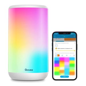 Govee H6052 Aura Aura Slimme Tafellamp sfeerverlichting RGBIC, Wifi