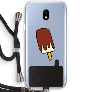 Frisco: Samsung Galaxy J3 (2017) Transparant Hoesje met koord