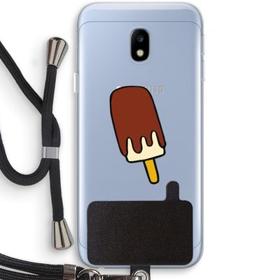 Frisco: Samsung Galaxy J3 (2017) Transparant Hoesje met koord
