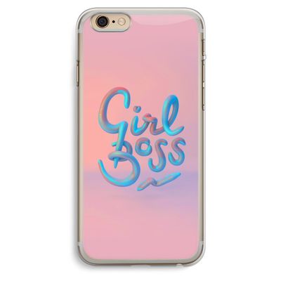 Girl boss: iPhone 6 Plus / 6S Plus Transparant Hoesje