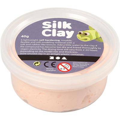 Silk Clay - licht roze, 40gr.