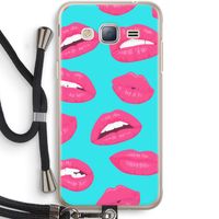 Bite my lip: Samsung Galaxy J3 (2016) Transparant Hoesje met koord