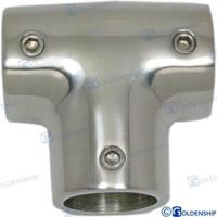 Uniónes y codos GS72333 - CONEXION ""T"" INOX. UNIV. 90º 7/8"" 22MM