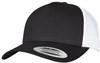 Flexfit FX6506T 5-Panel Retro Trucker 2-Tone Cap - Black/White - One Size