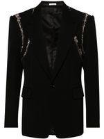 Alexander McQueen blazer Crystal Harness - Noir - thumbnail