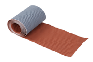 Alphaflex Wave Loodvervanger rood - 30 cm x 5 m